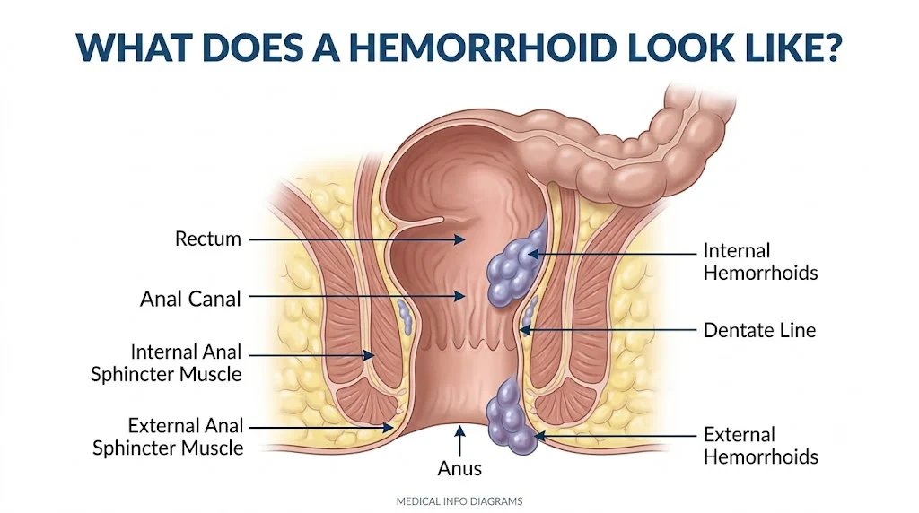 What Does a Hemorrhoid Look Like
