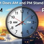 What Does AM and PM Stand Fo