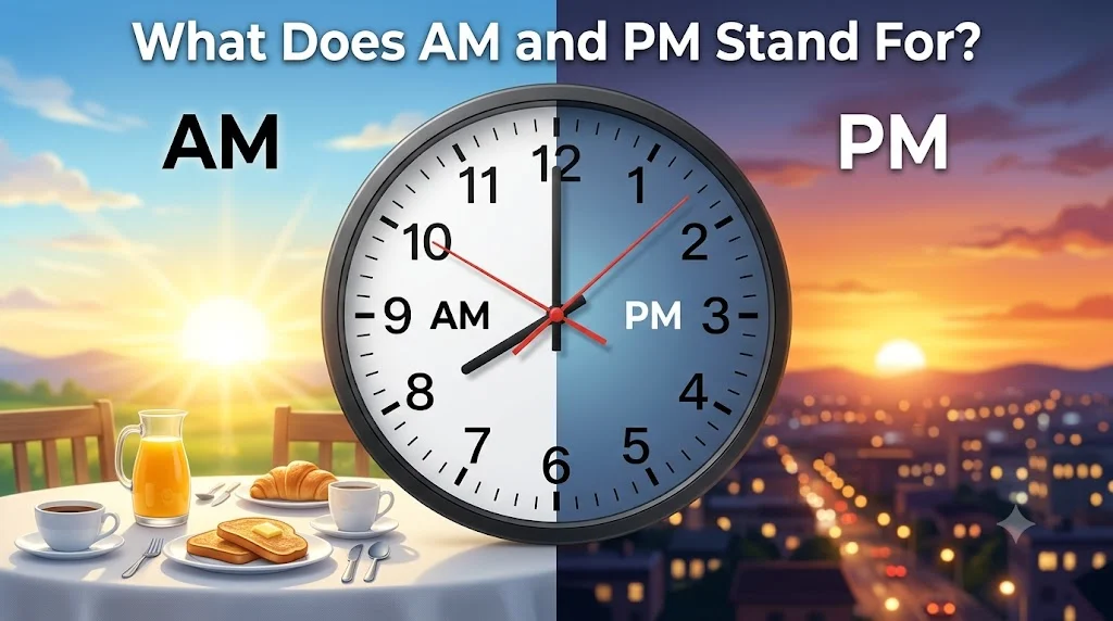 What Does AM and PM Stand Fo