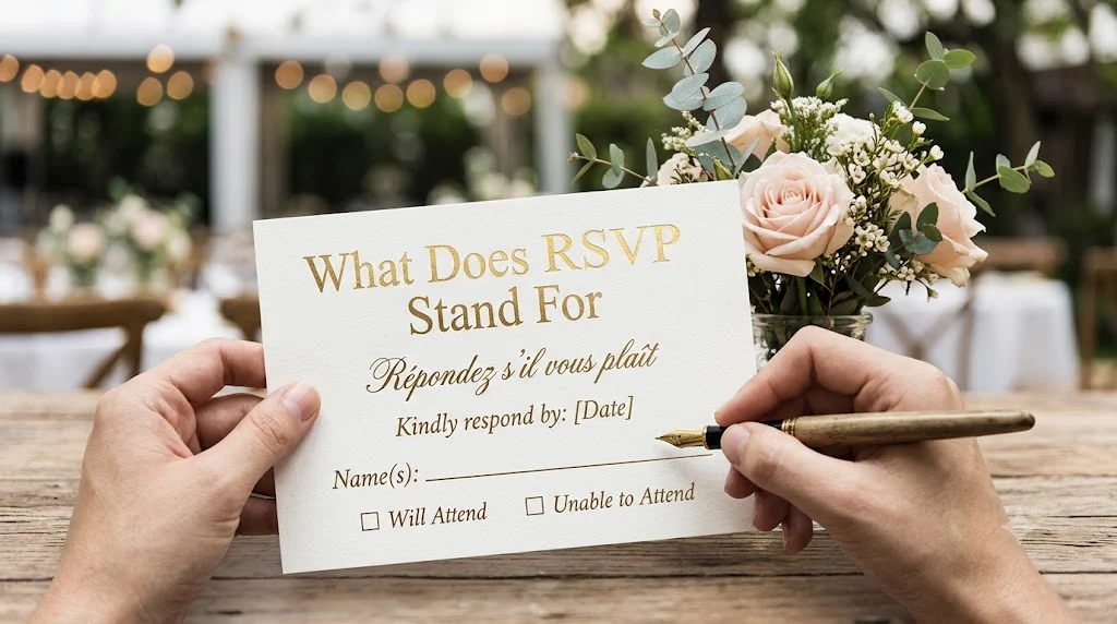What Does RSVP Stand For