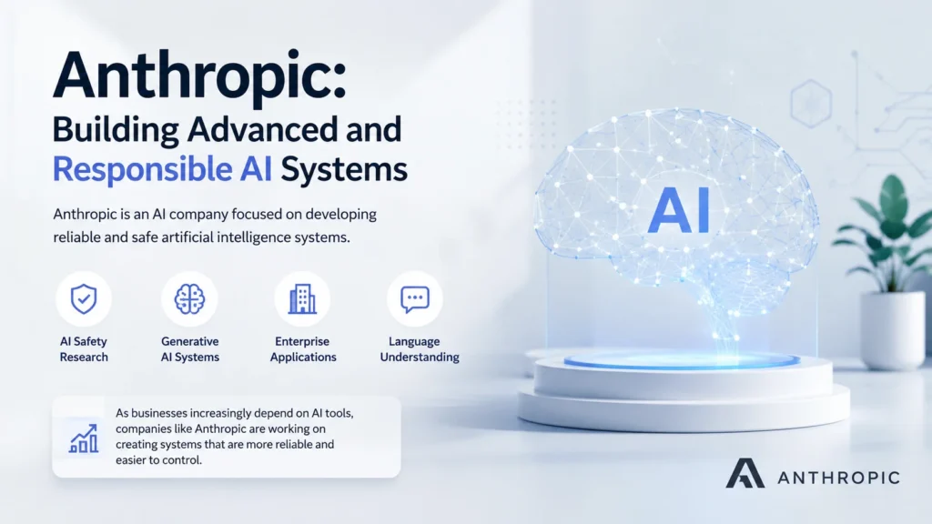 Anthropic: Building Advanced and Responsible AI Systems