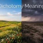 Dichotomy Meaning