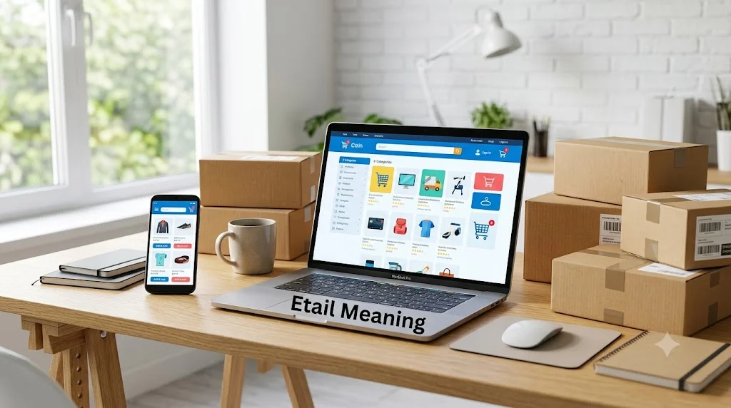 Etail Meaning