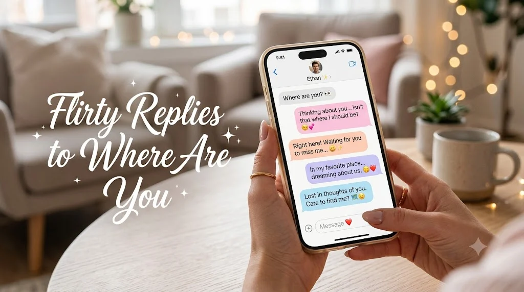 Flirty Replies to Where Are You
