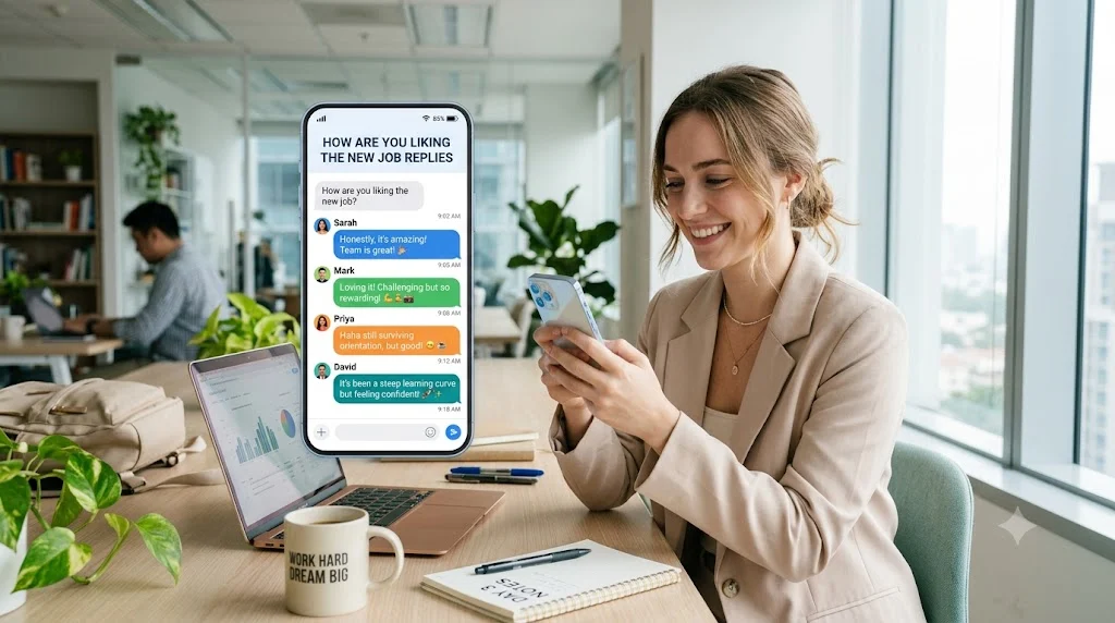 How Are You Liking the New Job Replies
