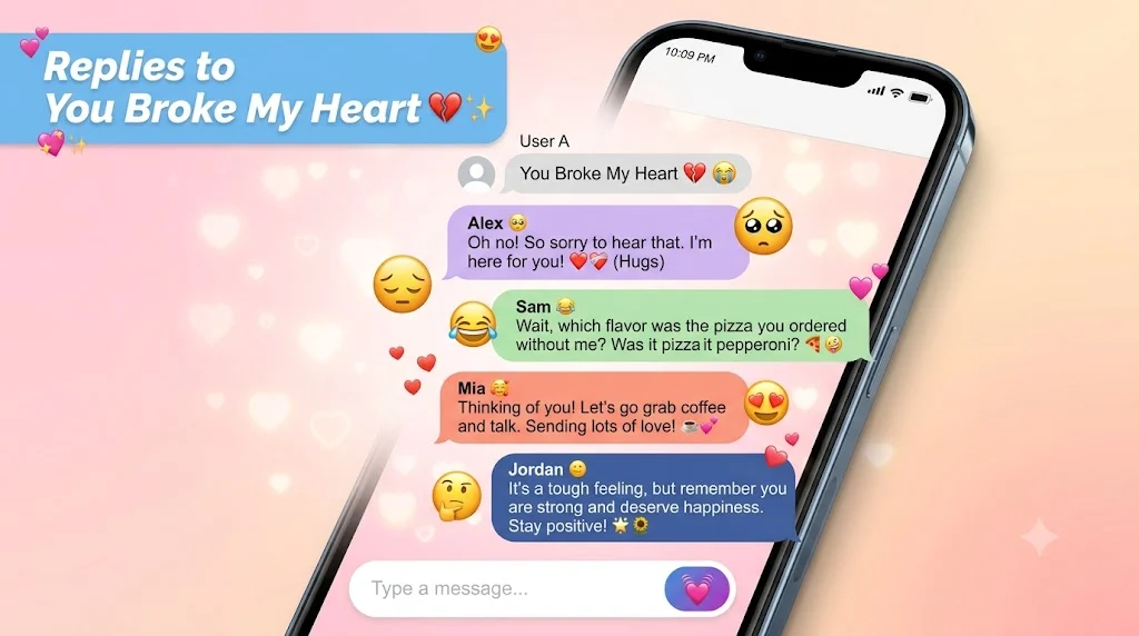 Replies to You Broke My Heart