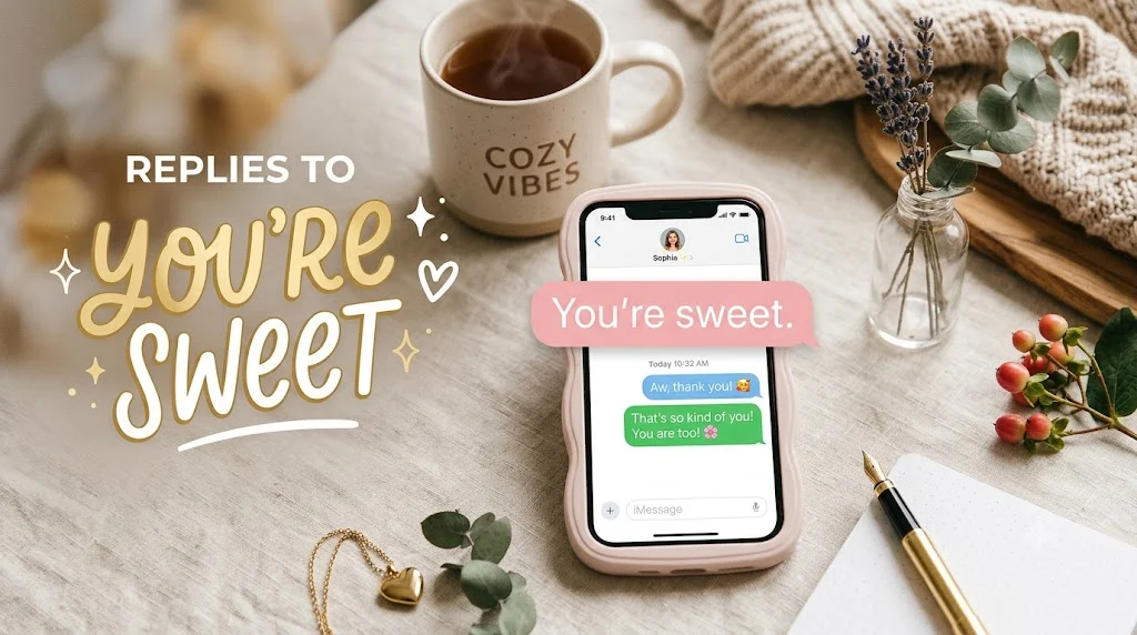Replies to You're Sweet