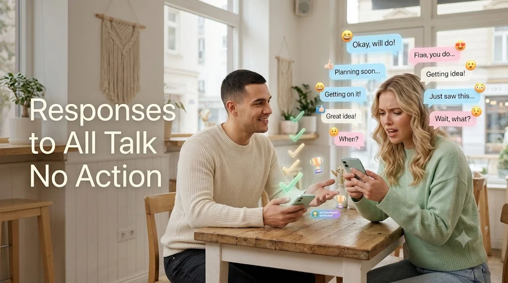 Responses to all talk no action