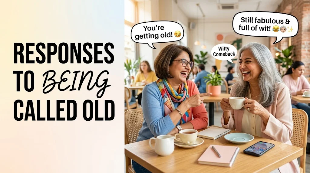 Responses To Being Called Old