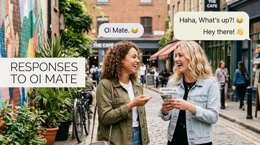 Responses to oi mate