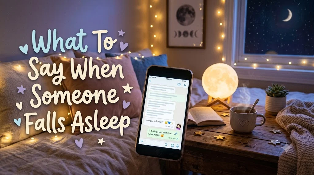 What To Say When Someone Falls Asleep